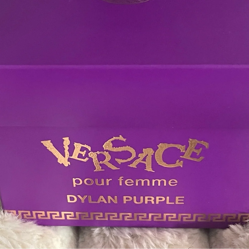 Versace Purple Gift Set with Gold Accents - Picture 5 of 6
